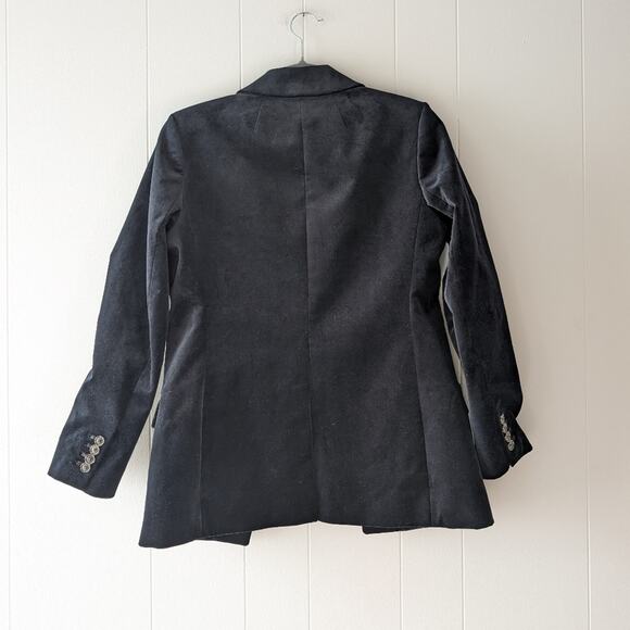 J.Crew Velvet Willa Black/Navy Blazer, size 4 - Picture 7 of 11